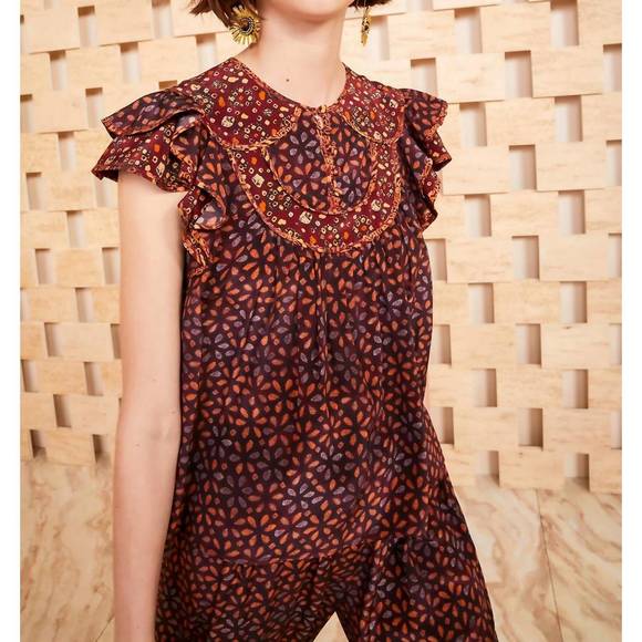 NEW ULLA JOHNSON citra top in agate - Picture 3 of 3